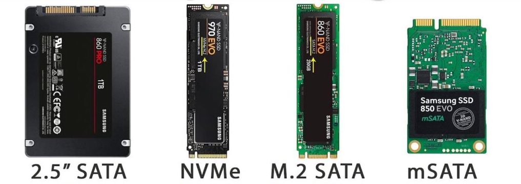diferentes SSD puertos