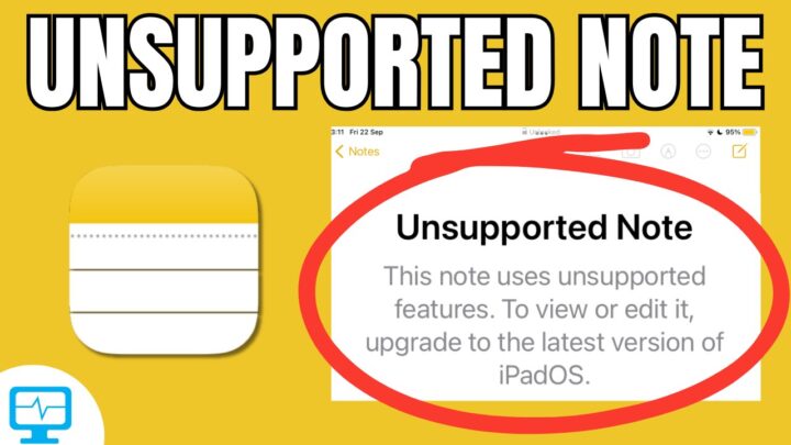 No abre mis NOTAS en mi Mac/iPad/iPhone [Unsupported Note]